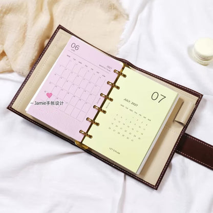 Loose Leaf Paper Refills - 2027 Monthly Schedule