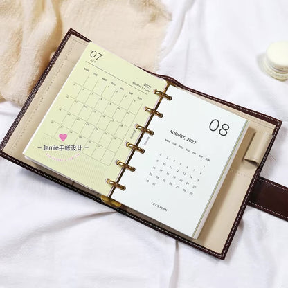 Loose Leaf Paper Refills - 2027 Monthly Schedule