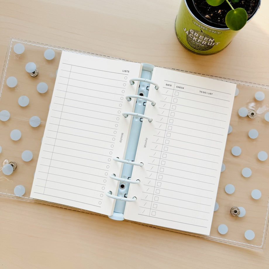 6-Hole Loose Leaf Paper Refills - List - A6 Personal Size