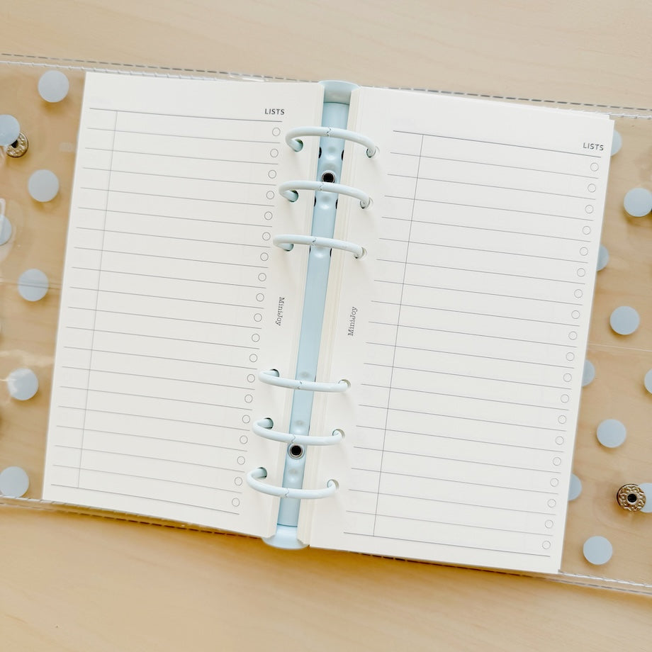 6-Hole Loose Leaf Paper Refills - List - A6 Personal Size