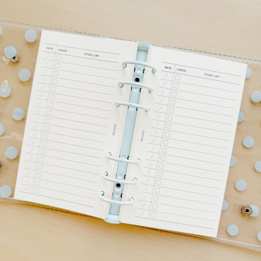 6-Hole Loose Leaf Paper Refills - List - A6 Personal Size
