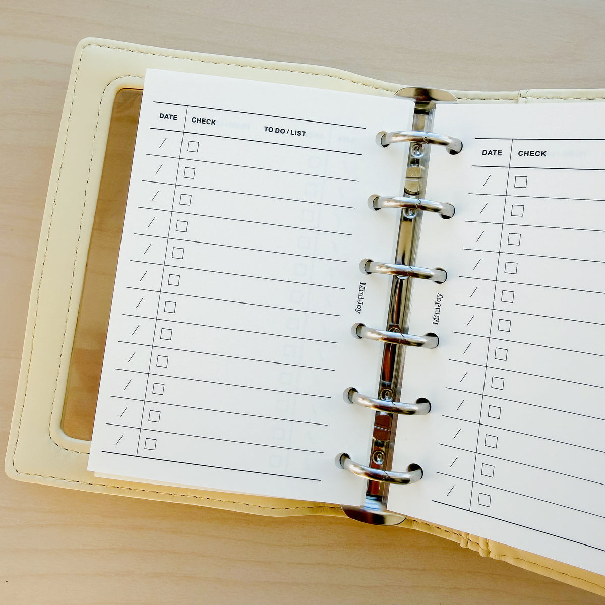6-Hole Loose Leaf Paper Refills - List - A7 Size