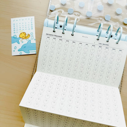 6-Hole Loose Leaf Paper Refills - Tracker - A6 Personal Size
