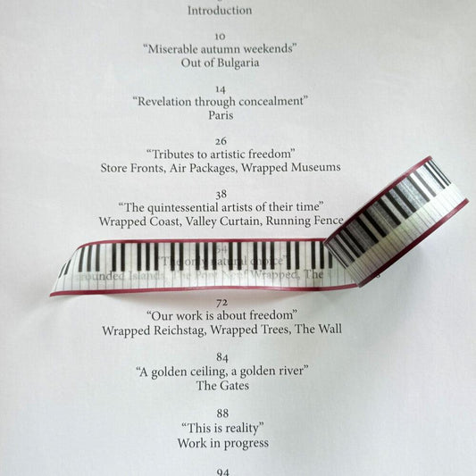 Piano Theme masking tape