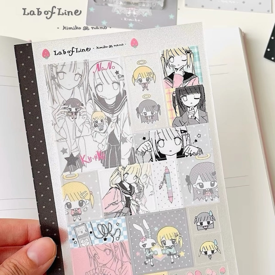 Die-Cut Sticker Sheet - Angel