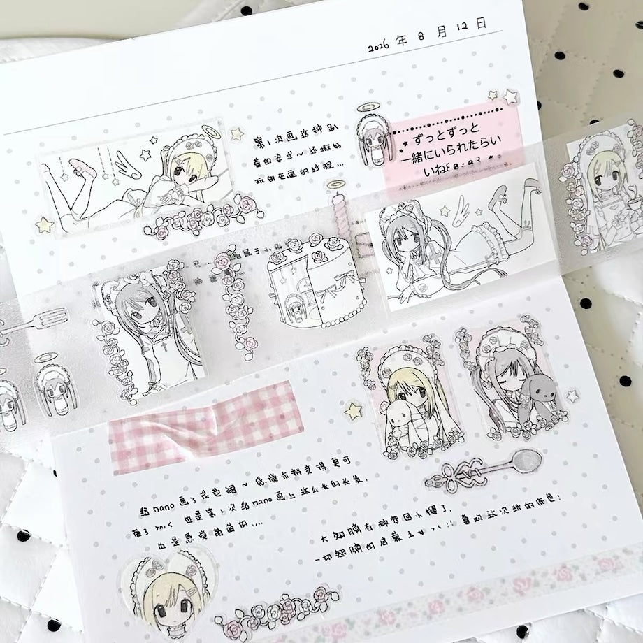 Die-Cut Sticker Roll - Angel Album