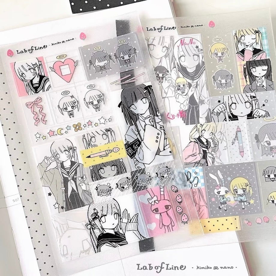 Die-Cut Sticker Sheet - Angel