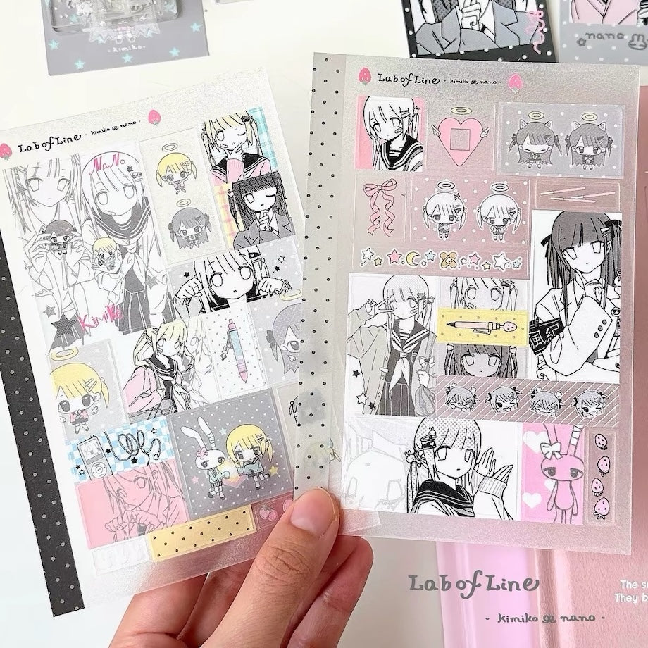 Die-Cut Sticker Sheet - Angel