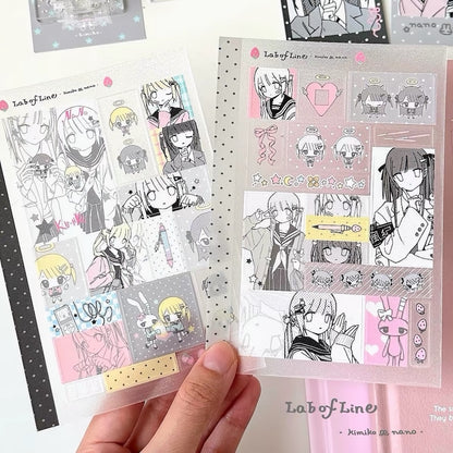 Die-Cut Sticker Sheet - Angel