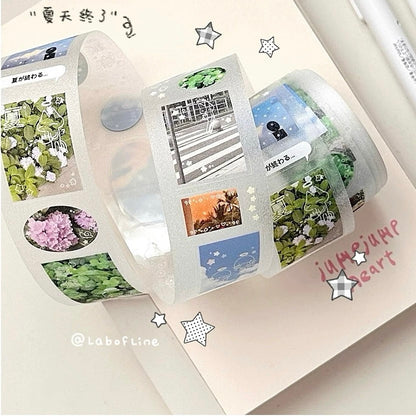 Die-Cut Sticker Roll - Summer's End & Tea House