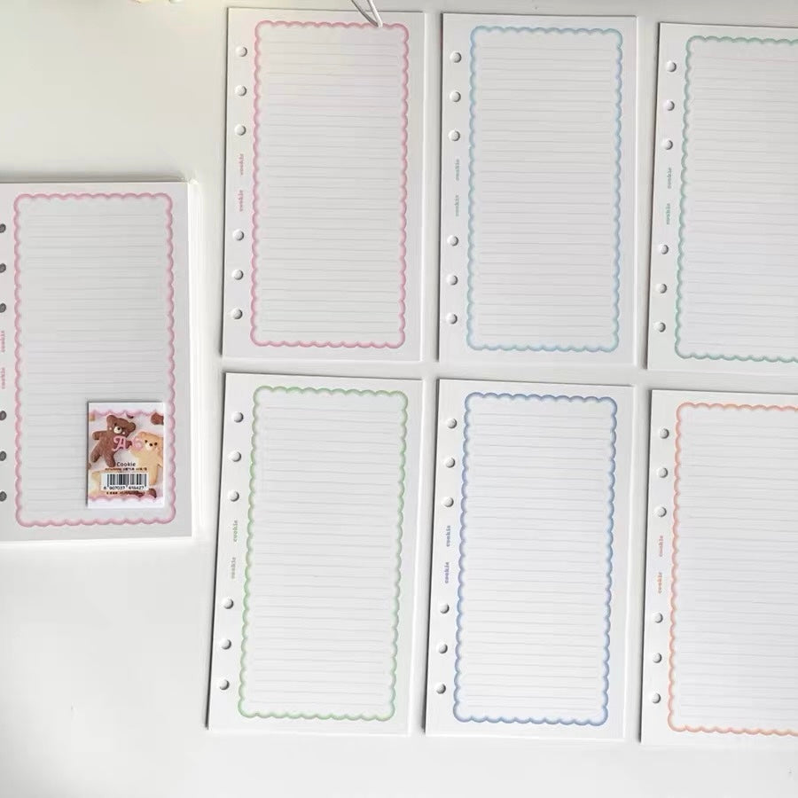 Loose Leaf Paper Refills - Cookie & Polka Dot - A6 Personal Size