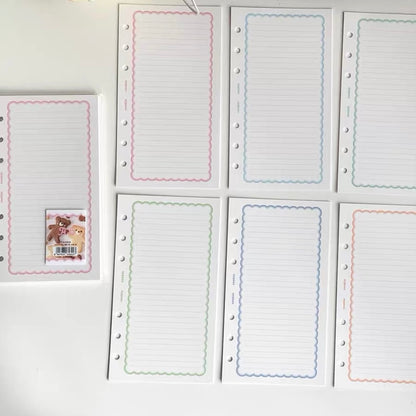 Loose Leaf Paper Refills - Cookie & Polka Dot - A6 Personal Size