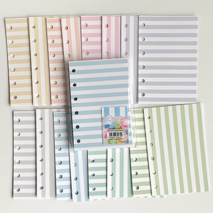 Loose Leaf Paper Refills - Plaid, Stars, & Stripes - A7 Size