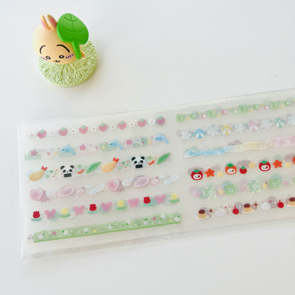 Die-Cut Sticker Roll - Little Lacework