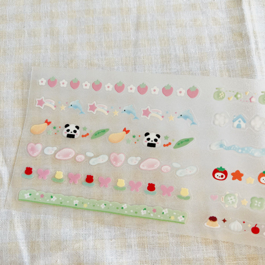 Die-Cut Sticker Roll - Little Lacework