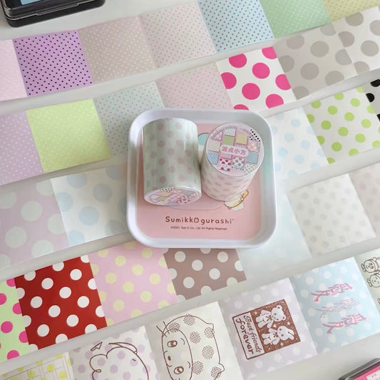 Writing Memo Roll - Polka Dot Squares