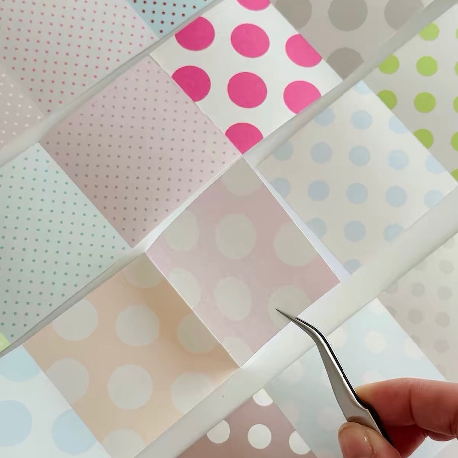 Writing Memo Roll - Polka Dot Squares