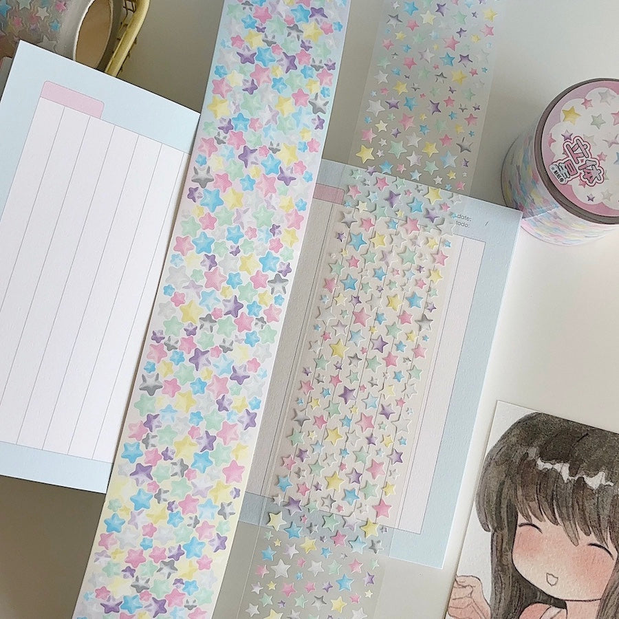 Die-Cut Sticker Roll - Pop Star