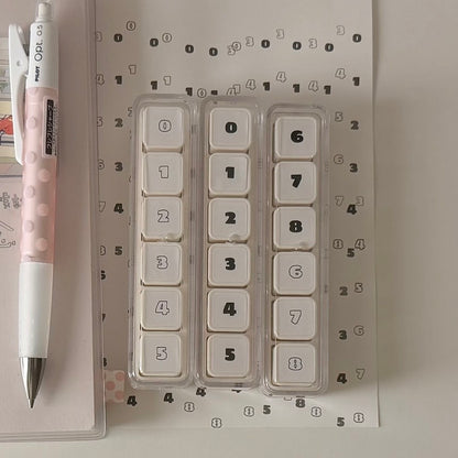 Push-Button Stamp - Numbers