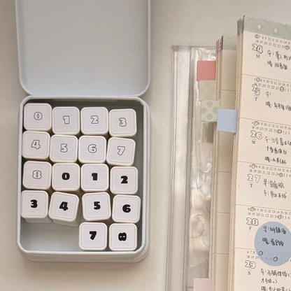 Push-Button Stamp - Numbers