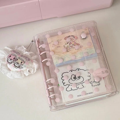 Polka Dot Binder - A6 Size