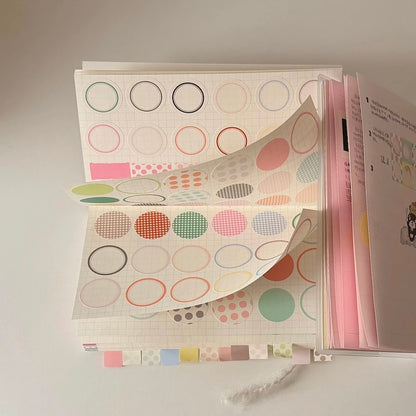 Die-Cut Sticker Roll - A Circle