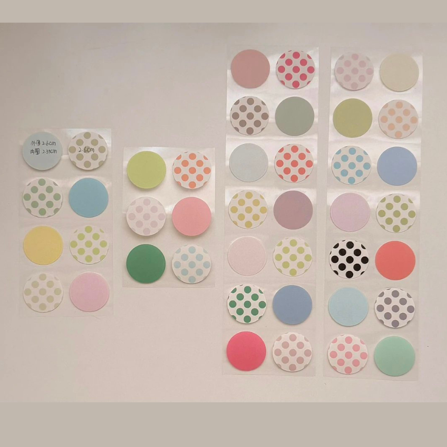 Die-Cut Sticker Roll - A Circle
