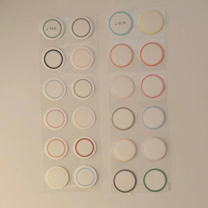 Die-Cut Sticker Roll - A Circle