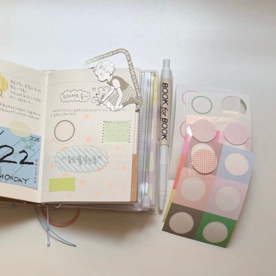Die-Cut Sticker Roll - A Circle