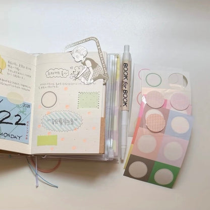 Die-Cut Sticker Roll - A Circle