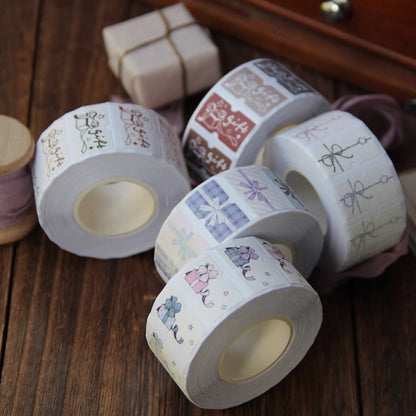 Gift Label Sticker Rolls