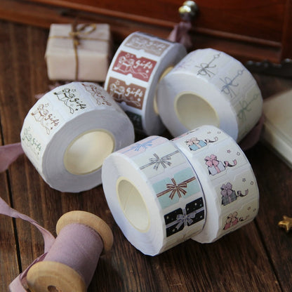 Gift Label Sticker Rolls