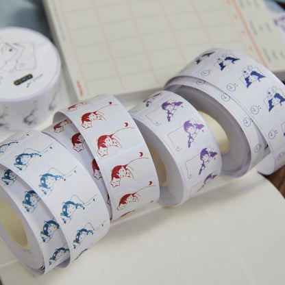 Good Night Witch Label Sticker Rolls