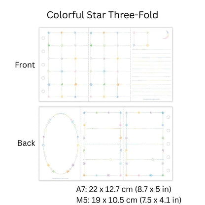 Neinei Loose Leaf Paper Refills - A7 & M5 Size