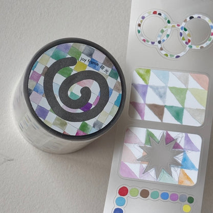 Die-Cut Sticker Roll - Joy Frame