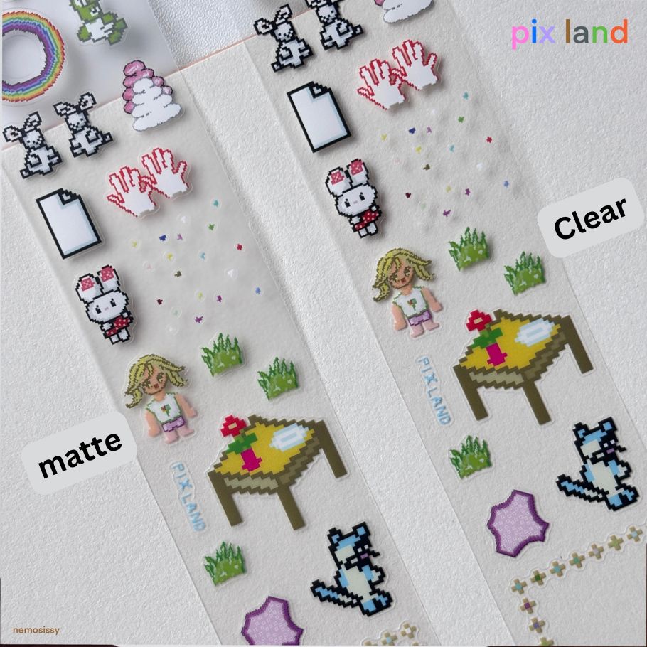 Die-Cut Sticker Roll - Pix Land