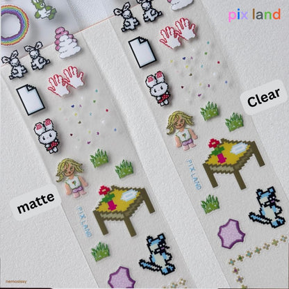 Die-Cut Sticker Roll - Pix Land