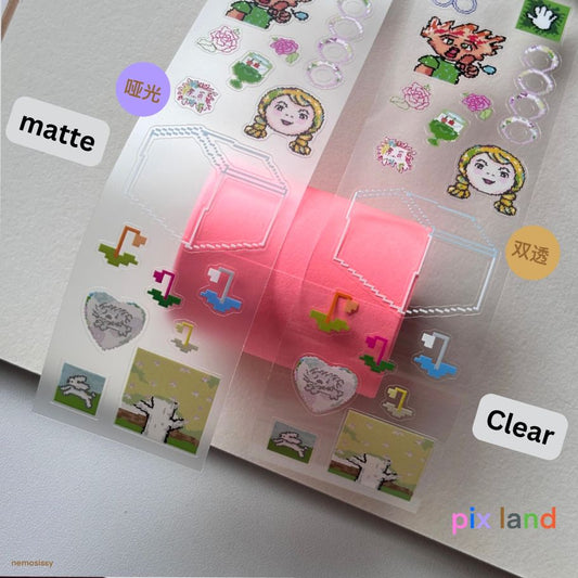 Die-Cut Sticker Roll - Pix Land