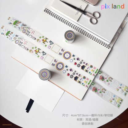 Die-Cut Sticker Roll - Pix Land