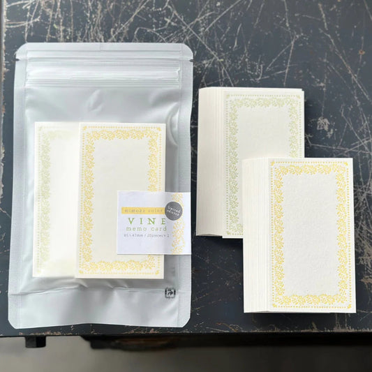 VINE Memo Card Sample - Limited Edition