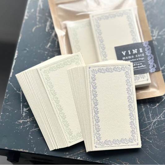 VINE Memo Card Sample - Lavender & Sage