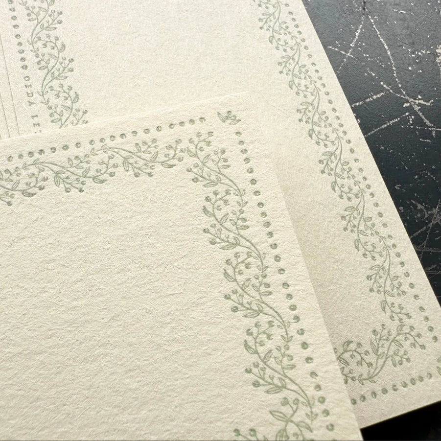 VINE Memo Card Sample - Lavender & Sage