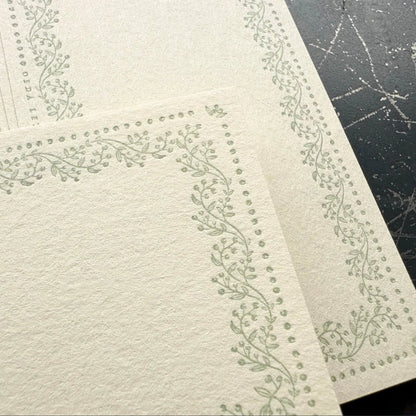 VINE Memo Card Sample - Lavender & Sage