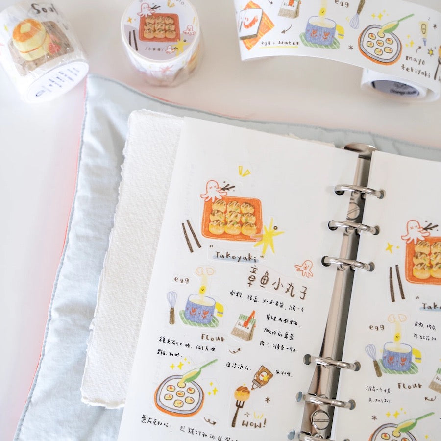 Washi Tape - Food & Little Dots