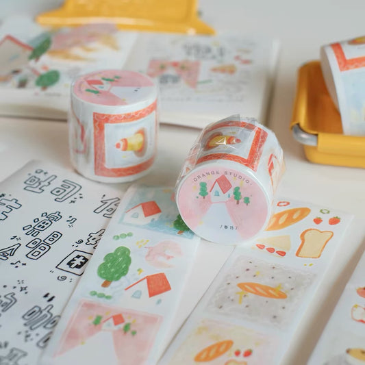 Die-Cut Sticker Roll - Lovely Spring