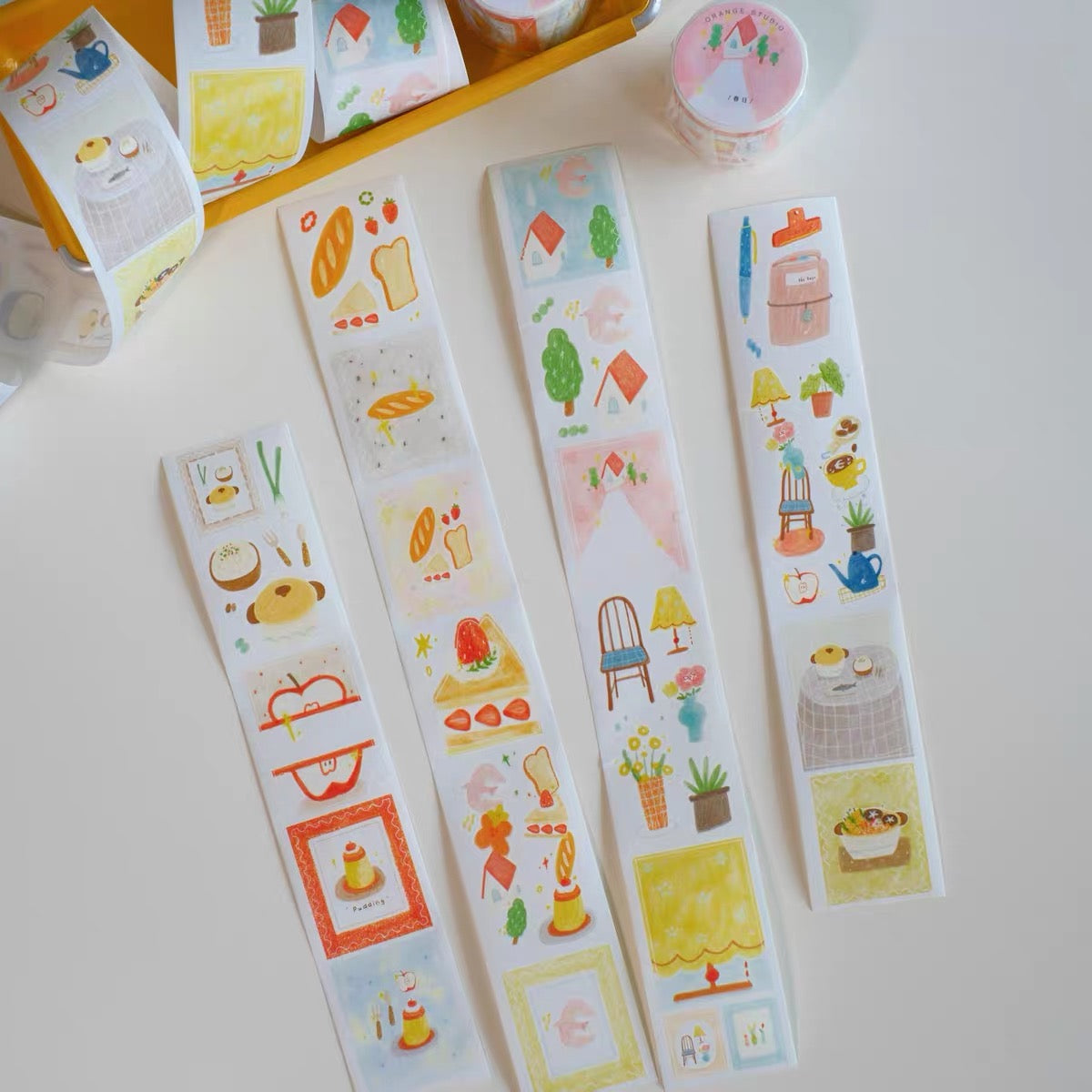 Die-Cut Sticker Roll - Lovely Spring