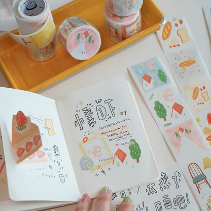 Die-Cut Sticker Roll - Lovely Spring