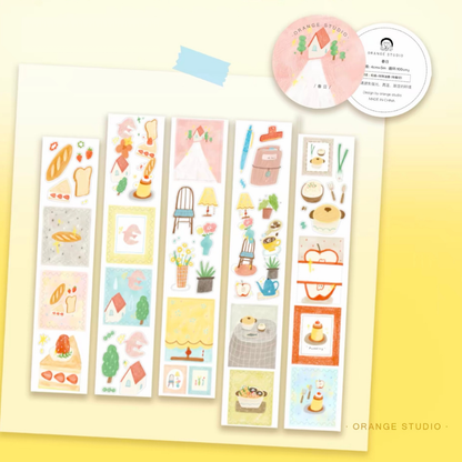 Die-Cut Sticker Roll - Lovely Spring