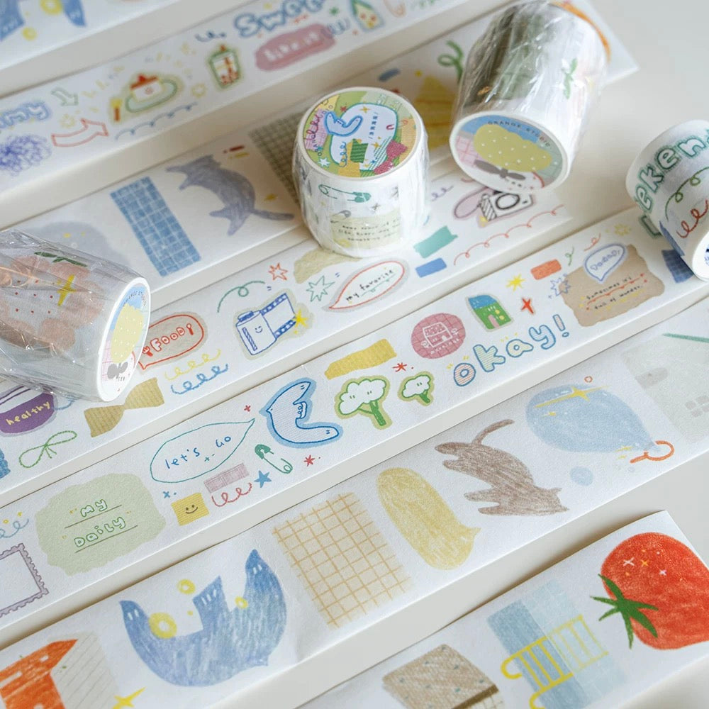 Washi Tape - Base & Doodle Poster