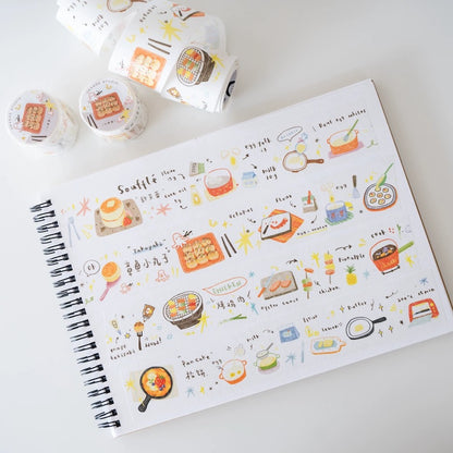 Washi Tape - Food & Little Dots